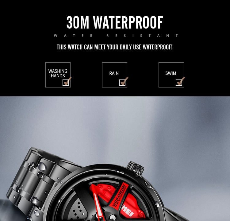SKMEI 1787 Rotating Wheel Rim Watch