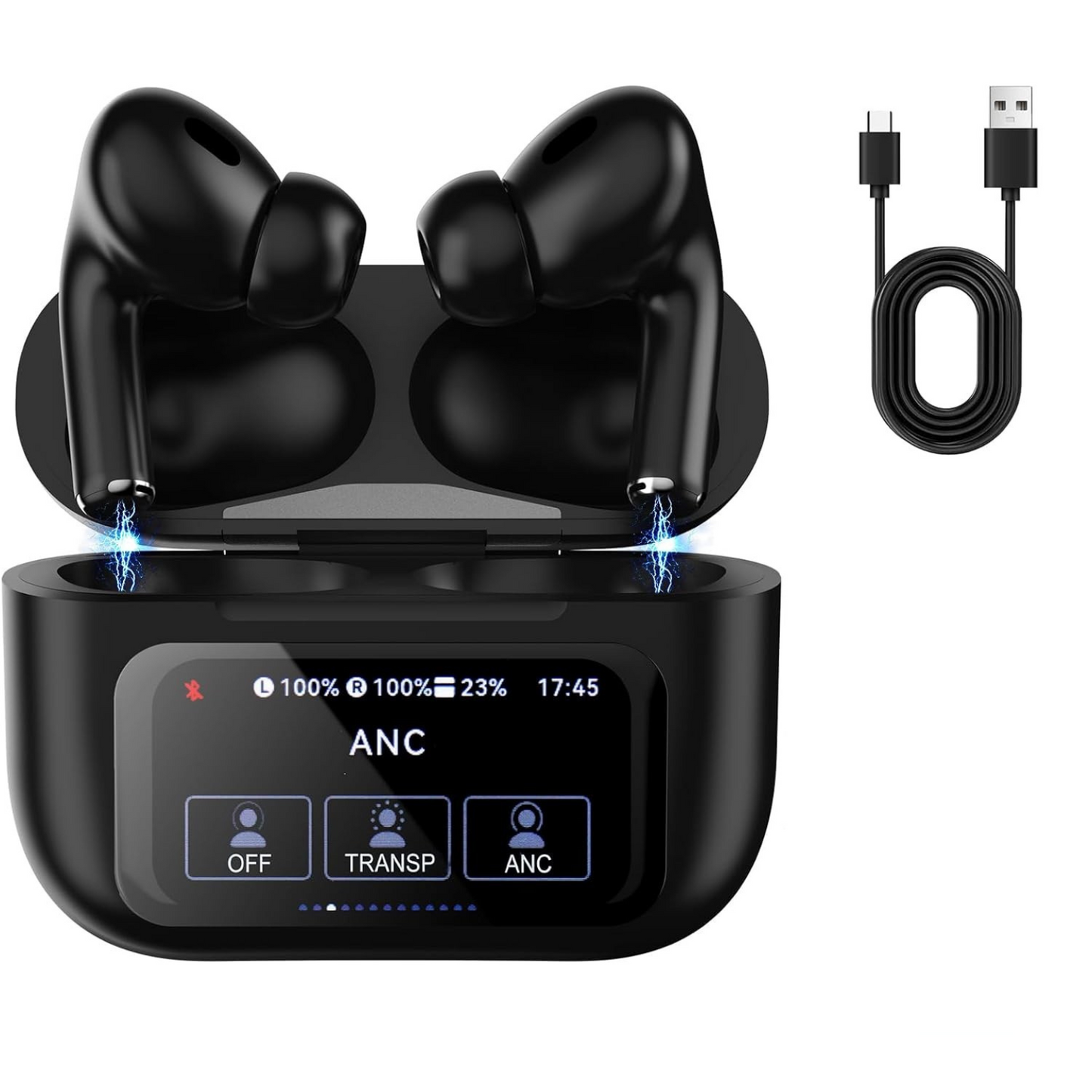 A9 Airpods Pro ANC/ENC Touch Screen Wireless Earbuds
