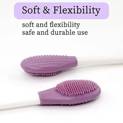 Dual-Sided Silicone Face Mask Brush Facial Cleaning Brush, Premium Soft Facial Masks Other Skin Care Applicator Tool for Cream, Body Lotion,Moisturizer