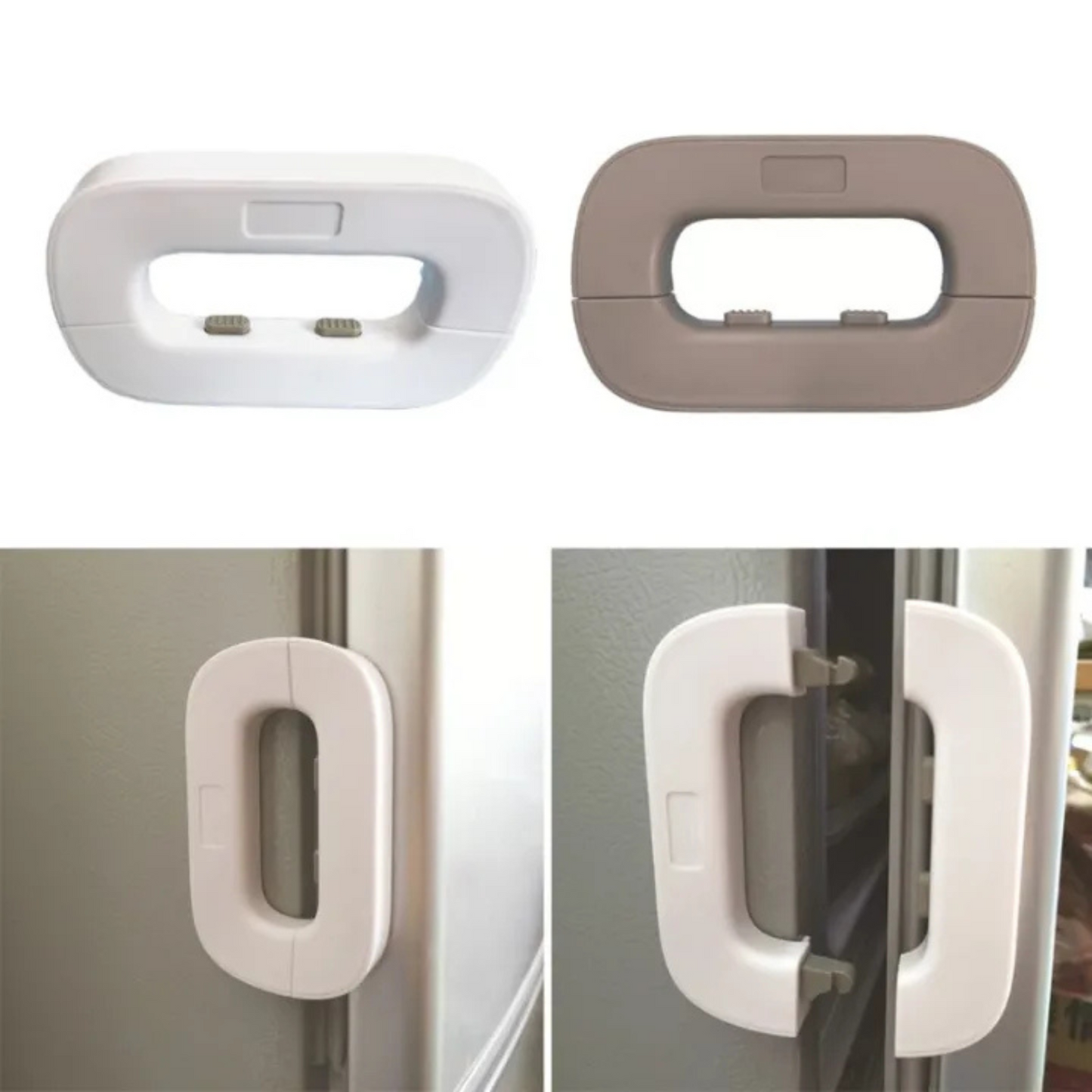 Child Safety Locks Home Refrigerator Lock for Kids Security Protection Baby Anti-Pinch Hand Refrigerators Door Dedicated Buckles