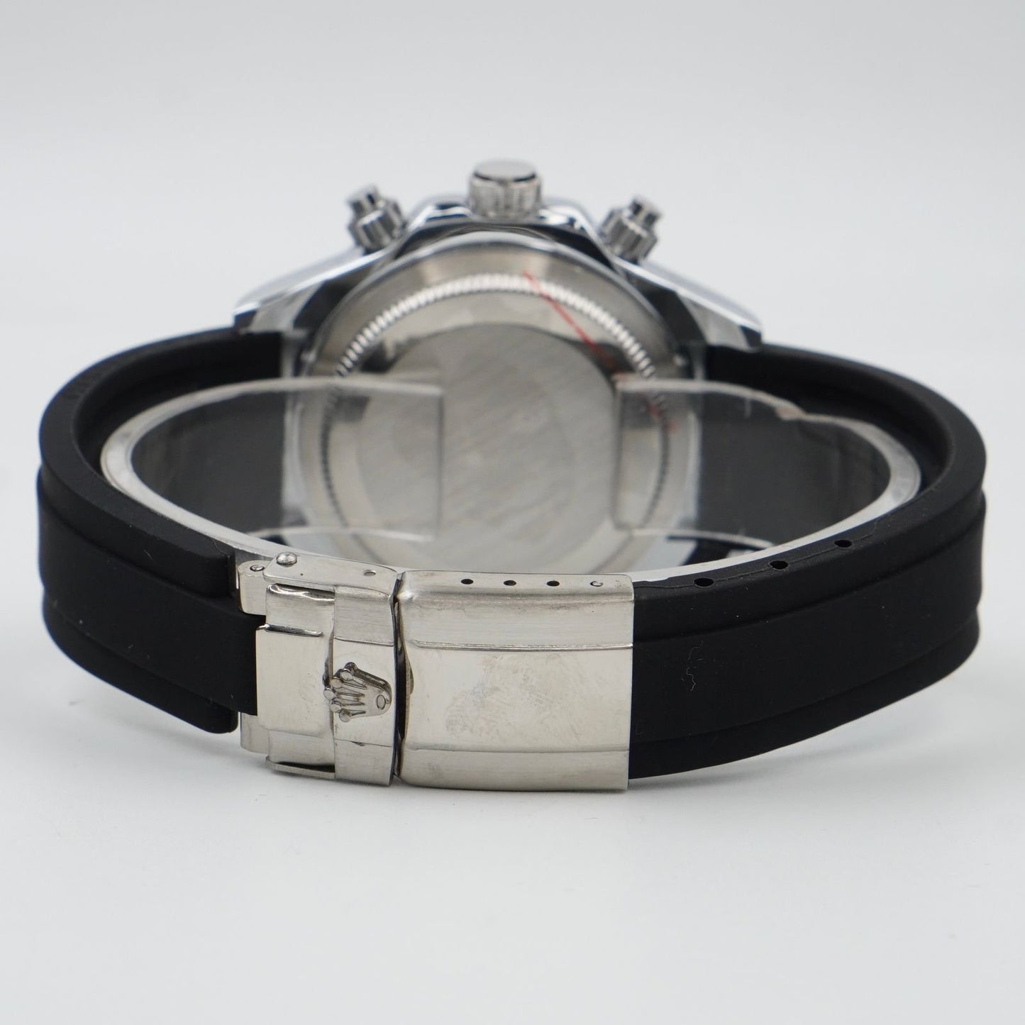 RLX Daytona – 38mm Black Silver Dial- Mens Watch